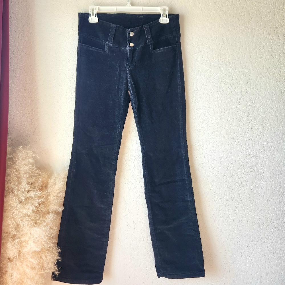 Vintage Black Cotton Corduroy Pants